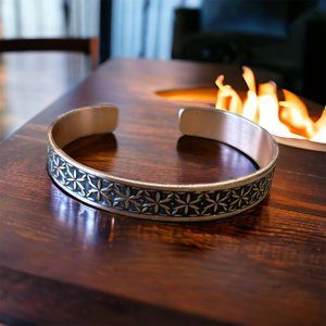 ICONIUM Pure Copper Bloom Design Bracelet